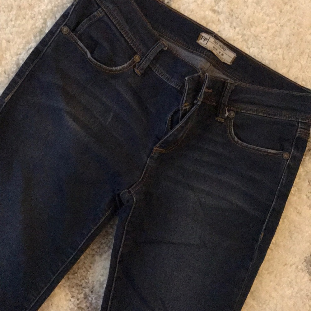 Free People Skinny Jeans (jeggings). - Picture 2 of 3